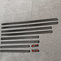 Kit de 10 Pièces de Moulures Latérales en Fibre de Carbone Véritable pour Mercedes G Wagon W464 W465 G63 G500 – Bandes de Garniture Extérieures pour Amélioration de la Ligne de Taille