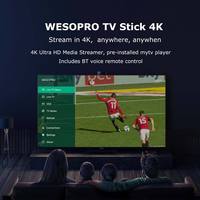 Dongle IPTV Pintar 2026 4K Android TV Stick 2GB RAM 16GB ROM 2.4GHz 5.0GHz Dual Band Wifi 6 dengan Remote BT ATV VS Fire Mi