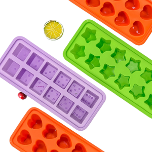Moule à glaçons carré en silicone réutilisable à 6 compartiments, personnalisable pour marque OEM, modèle manuel HS-BG-003, compatible micro-ondes, vente en gros - Product Image 3