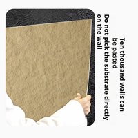 Imitation travertin grande dalle porcelaine douce pierre flexible placage de dalle de pierre douce placage de dalle de roche imitation pierre