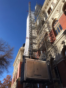 Pasajeros de excelente calidad y polipasto de material Modelo E20 Plataforma de escalada de andamios de elevación eléctrica - Product Image 6