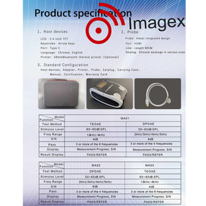 <span class=keywords><strong>Screener</strong></span> auditif OAE nouveau-né rapide vétérinaire et humain avec imprimante pour humains et animaux - Product Image 6