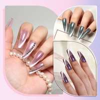 IMTITI Personnalisé Marque Privée 10ml Effet Paillettes Gel Pour Les Yeux De Chat Soak Off Water Light Magnétique UV Gel Paillettes Gel Pour Les Yeux De Chat Polonais