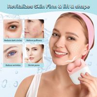 Shopify Sourcing Agent 2024 Elektrisches tragbares Mikrostrom-Sonic-Vibrations-Gesichtslifting-Hauts traffungs massage gerät für Frauen