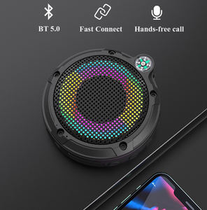 ฟันสีฟ้า IPX7 ลําโพงไร้สายกันน้ํา 3W เสียงดัง 24H เวลาเล่นลําโพงลอยพร้อมไฟ LED - Product Image 2