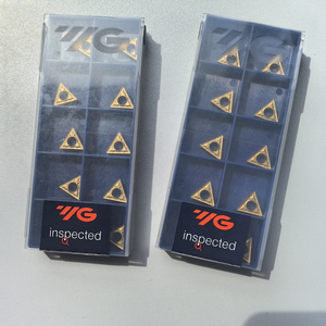 YG801 Herramienta de Torneado de Carburo de Tungsteno Personalizable, Insertos de Aleación Dura en Forma de Triángulo, Acero PCD OEM TCMT110204-UG, Torno CNC HRC45 - Product Image 2