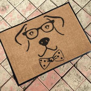 พรมเช็ดเท้าต้อนรับสุนัขลายพิมพ์ - Product Image 1