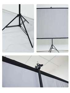 Écran de projection extérieur ultra large de 80 pouces, support trépied 16:9, portable, léger, gain 1.2, installation facile, cinéma maison - Product Image 3