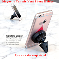 Support magnétique de téléphone pour voiture 2026, fixation sur grille d'aération, aimant puissant N52 à 360°, support pour smartphone iPhone Samsung