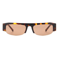 Lunettes de soleil UV400 tendance, rectangulaires étroites en acétate, verres en nylon, logo personnalisé, lunettes OEM ODM, usine VS9053S