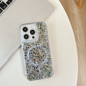 Sang trọng long lanh keo nhỏ giọt quá trình từ trường hợp điện thoại di động cho Iphone 13 14 15 16 17 Pro Max chống mùa thu Di động bao gồm - Product Image 3