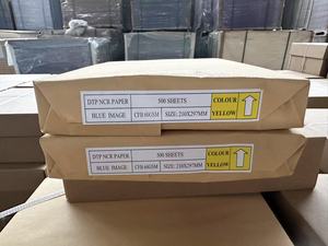 Chine Fabrication A4 NCR Papier 60gsm CB Blanc CFB <span class=keywords><strong>Bleu</strong></span> Jaune Vert rose en <span class=keywords><strong>Bleu</strong></span> Image - Product Image 4