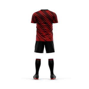 Seragam Sepak Bola Retro Poliester Cepat Kering Model Slim Fit Kustom, Jersey Sepak Bola, Set Lengkap Perlengkapan Sepak Bola - Product Image 6