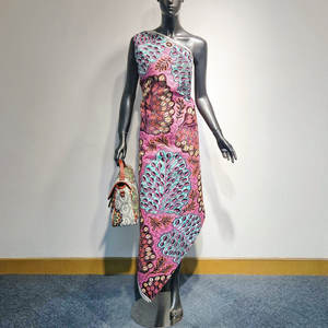 Tissu Wax à Imprimé Africain - Vente en Gros Coton Wax pour Chemises Rideaux Sacs | <span class=keywords><strong>Pagne</strong></span> pour Filles & Garçons avec Paillettes Dorées Scintillantes - Product Image 1