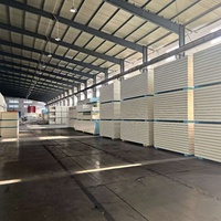 Panneaux sandwich en acier galvanisé de 200 mm avec isolation en polyuréthane PU/PIR, design industriel pour l'isolation des toits et des murs dans les chambres froides