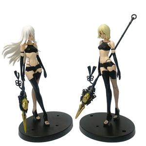 Figurines de manga NieR Automata debout de 18 cm, statues de dessins animés, 2B cheveux longs et courts, filles sexy, figurine en PVC, figurine d'anime, jouets cadeaux - Product Image 2