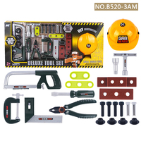Outil de réparation enfants jouet éducatif en plastique portable outil garçon semblant jouer ensemble démontage ensemble d'outils jouet