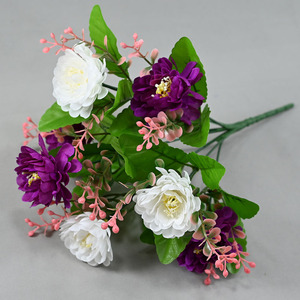 L'echinacea a 7 teste simulate è <span class=keywords><strong>un</strong></span> fiore decorativo per il soggiorno e la camera da letto, <span class=keywords><strong>un</strong></span> piccolo mazzo <span class=keywords><strong>di</strong></span> <span class=keywords><strong>fiori</strong></span> per il progetto - Product Image 4