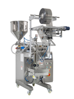 Machine d'emballage verticale automatique pour petits sachets de liquides, idéale pour la sauce oignon, la sauce soja, la mayonnaise, la sauce satay, pour les petites entreprises