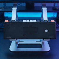 Clavier de jeu mécanique mini PC, prix de gros du fabricant, interrupteur bleu, interface filaire type-C, 61 touches, plug-and-play