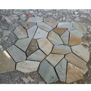 Plaque de pierre phare à mailles irrégulières Pol4, pour pavé, tapis de sol de jardin en maille