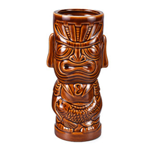 Juego de Tazas de Porcelana con Diseño de Estatuas para Fiestas, Tazas Tiki de Gres Esmaltado a Color, Creativas y Personalizadas, No Tóxicas y Libres de Plomo - Product Image 1