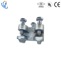 Pince de poutre industrielle pour installation de support sismique en acier moulé Q235B, finition zinguée, pour tuyaux jusqu'à 8 pouces, certifiée FM et conforme aux normes.