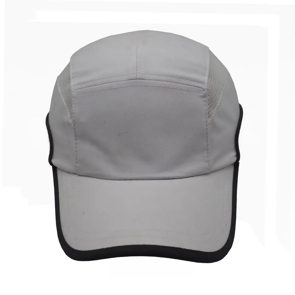 New design white polyester quick dry running caps piping dad cap binding bottom sports baseball Cap