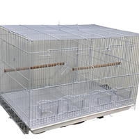 Cage à oiseaux pour perroquets, de qualité supérieure, écologique, solide, avec cloison amovible, pliable, facile à assembler, vente en gros d'usine