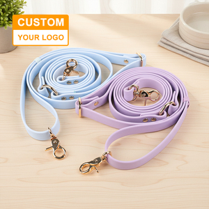 Özel Su Geçirmez Köpek Tasması PVC Ayarlanabilir Köpek Kayışı Çok Fonksiyonlu Eller Serbest Tasma Evcil Hayvan Eğitimi Yürüyüşü için - Product Image 1