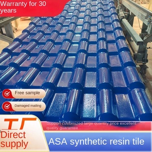 Feuille de toit en résine PVC ASA platine tuile de couverture épaissie NOVI <span class=keywords><strong>marque</strong></span> moderne étanche forme plate Villas hôtels 5 ans + garantie - Product Image 2