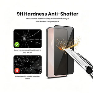 Protection d'écran en <span class=keywords><strong>verre</strong></span> trempé anti-espion pour Samsung Galaxy S26 Ultra S26+ S26 - Product Image 5
