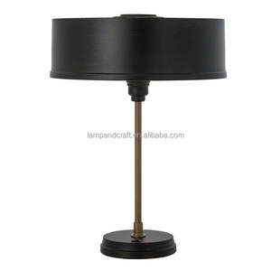 Lámpara de Escritorio de Níquel con Interruptor y Enchufe en la Base para Decoración del Hogar, Dormitorio, Vestíbulo de Hotel, Habitación de Hotel - Product Image 5