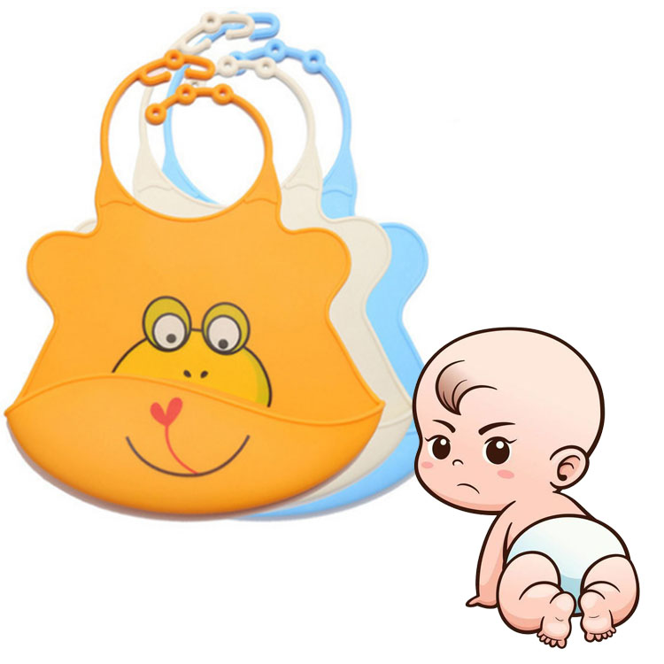 Водонепроницаемый новорожденного ребенка еда класс СИЛИКОНОВЫЕ BPA бесплатно детские нагрудники для детей