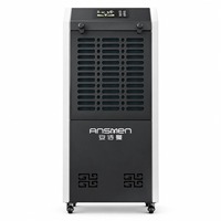 Ansmen Baru 156L/hari Dehumidifier Listrik Komersial/Industri Kontrol Cerdas IPX4 Tahan Air Timer 24 Jam Layar Digital