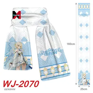 Anime Genshined Impact Lumine Aether Cosplay Sjaal Herfst Winter Warme Zachte Halsdoek Student Mode Sjaal Wrap Geschenken