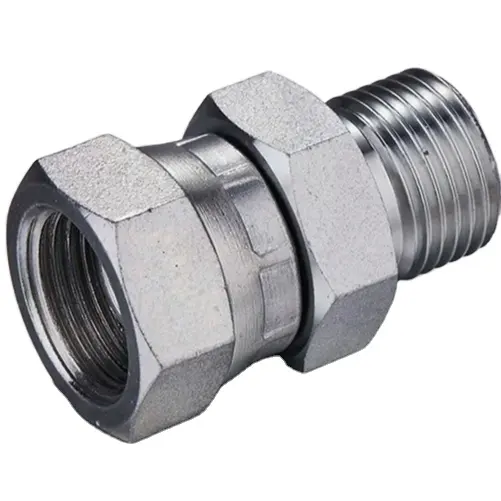 Hydraulic Hose Fitting - BSPP MALE THREAD 60 SEAT OR CONE WITH ORING SEALING/BBSP FEMALE THREAD 60/2B