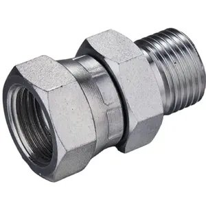 Thủy lực Hose Fitting-bspp nam chủ đề 60 chỗ ngồi hoặc hình nón với ORING niêm phong/bbsp nữ chủ đề 60/2B