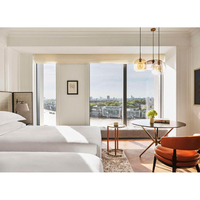 Ensembles de Chambres d'Hôtel Modernes de Luxe, Design en Panneaux de Bois Massif, Meubles Personnalisés pour Villas, Complexes Hôteliers et Appartements, Certifiés CE ISO