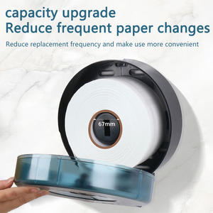 Dispensador de papel higiénico Jumbo comercial de suministros para hoteles, portarrollos duradero para habitaciones de huéspedes, baños, vestíbulos y restaurantes - Product Image 3