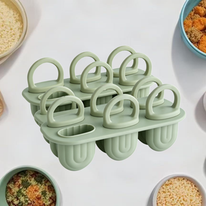 Moule à glaces en silicone flexible de qualité supérieure à <span class=keywords><strong>6</strong></span> cavités sans BPA pour les tout-petits et les enfants, réutilisable, pour faire des glaces maison - Product Image 6