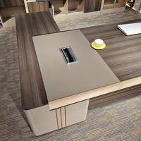 Bureau de PDG haut de gamme Mobilier de bureau moderne Patron Gestionnaire de table Bureau de direction