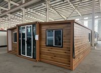 Villa résidentielle préfabriquée haut de gamme de 20 pieds à deux chambres, maison conteneur portable et extensible personnalisable pour la vie familiale