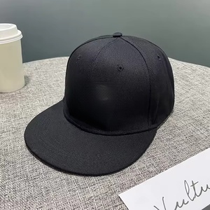 OEM ODM Fashion Trend <b>Flat</b> Bill Cotton Hip Hop Cap Custom Logo Adjustable Summer 6 Panel Snapback <b>Hat</b> - Product Image 6
