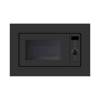 Four à micro-ondes compact haut de gamme 20L intégré en acier inoxydable avec contrôle tactile numérique et fonction grill pour la cuisine à domicile