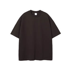 T-shirt vierge surdimensionné en coton 100% pour homme pour impression personnalisée - Product Image 1