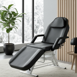 <span class=keywords><strong>Table</strong></span> de <span class=keywords><strong>massage</strong></span> portable moderne en acier inoxydable, pliable, inclinable et réglable pour le soin du visage - Product Image 6