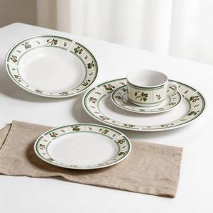 Services de table en porcelaine fine Harvit, design moderne, bordure de différentes formes, <span class=keywords><strong>vaisselle</strong></span> en céramique décorée pour - Product Image 3