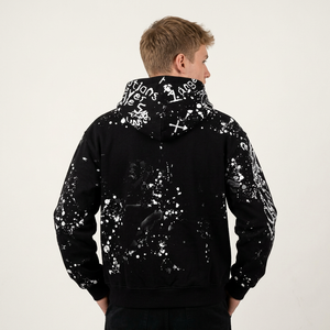 Ropa de Diseñador de Alta Calidad, Sudadera con Capucha y Cremallera para Hombre, Estilo Urbano, Estampado Digital, Bolsillos, Nailon/Algodón - Product Image 2