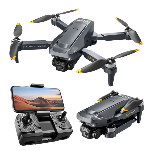 K811 MAX Brushless GPS Return Drone Aerial Camera Optical Flow Belt Obstacle Avoidance Four Axis Aircraft Dronre